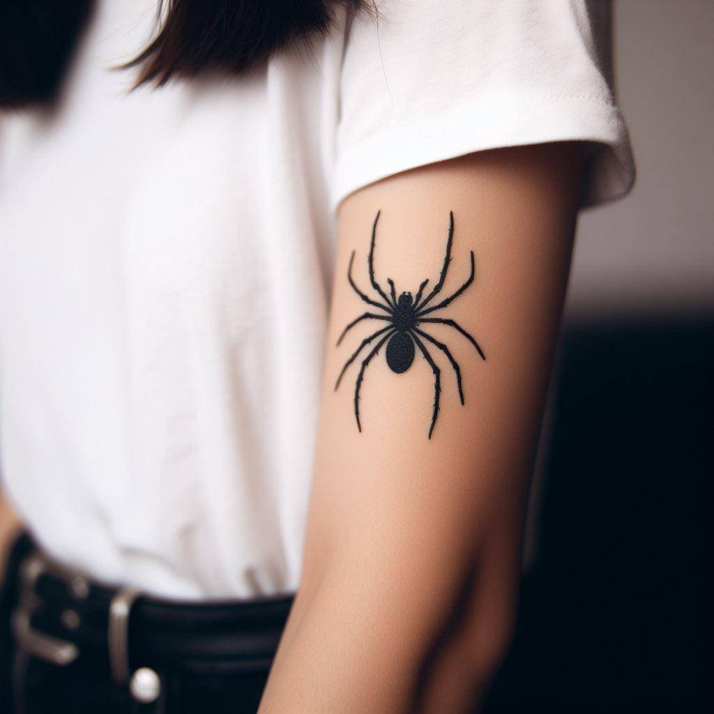 Simple Spider Tattoo