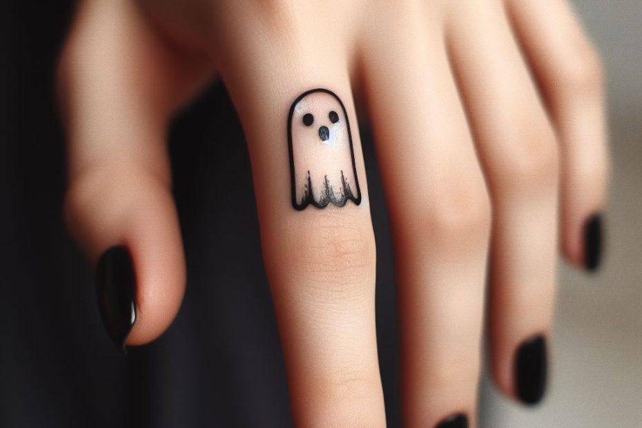 Small Ghost Tattoo
