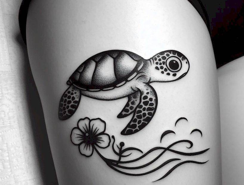 Small Turtle Tattoo