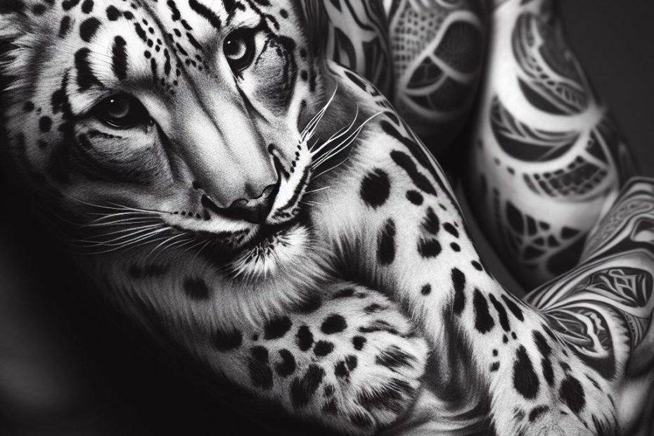 Snow Leopard Tattoo