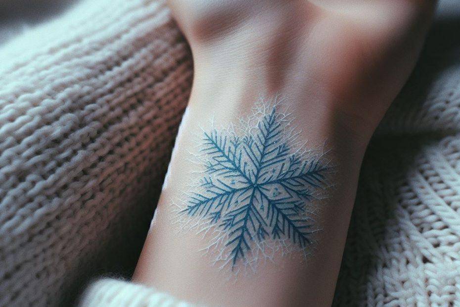 Snow Tattoo Embracing the Chill in Ink Your Own Tattoo Design