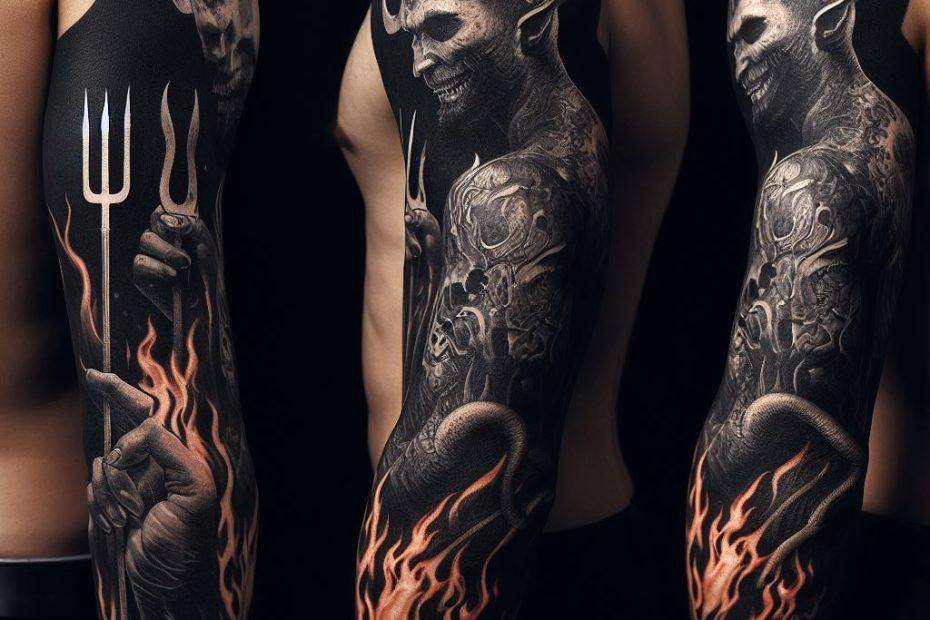 Traditional Devil Tattoo