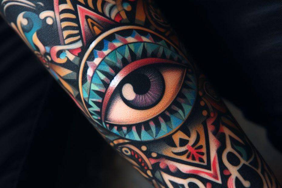 Traditional Eye Tattoo