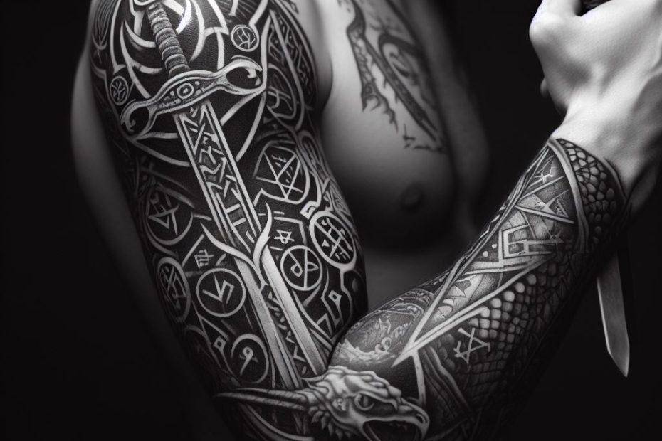 Viking Sword Tattoo