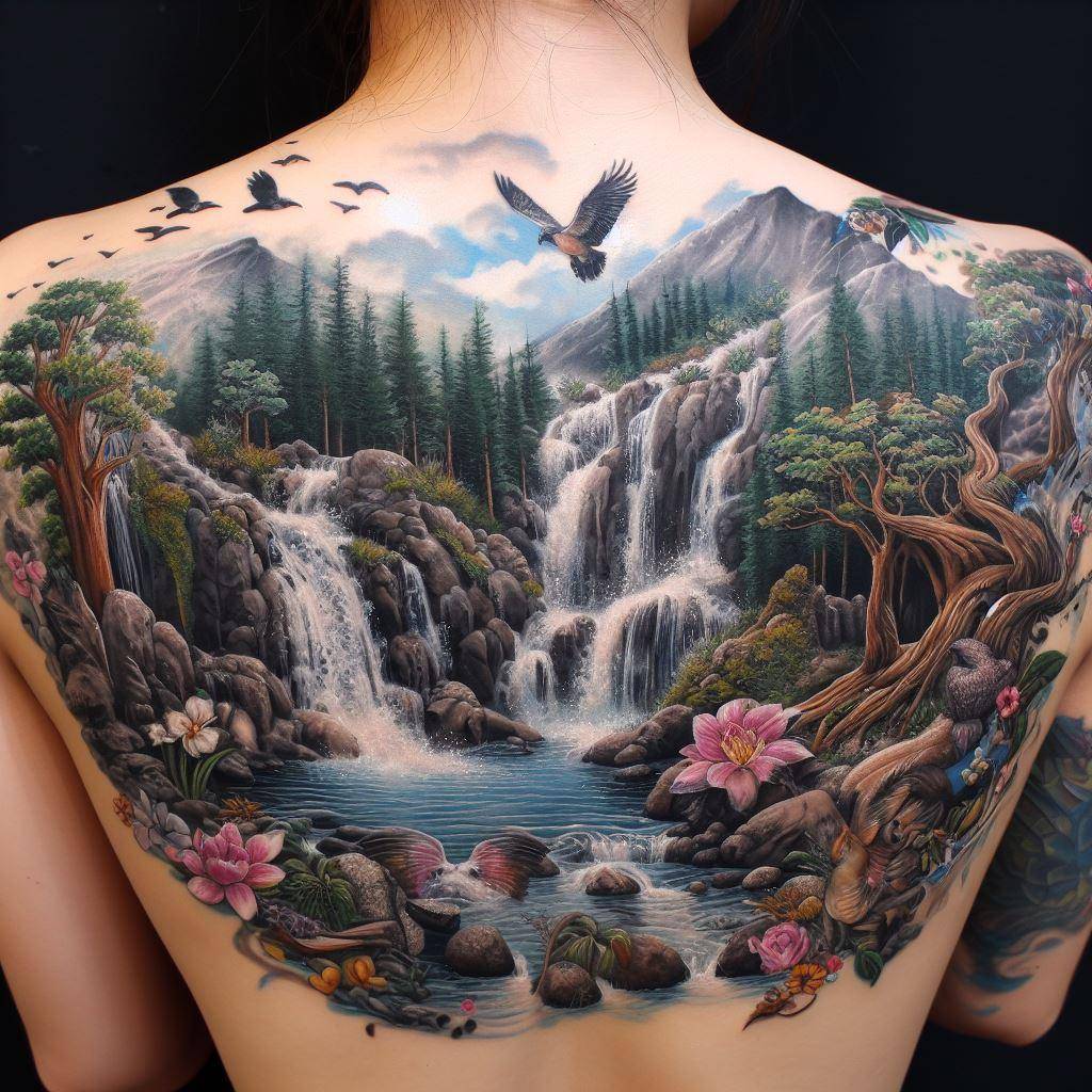 Waterfall Tattoo