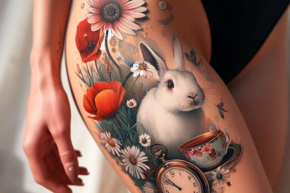 White Rabbit Tattoo
