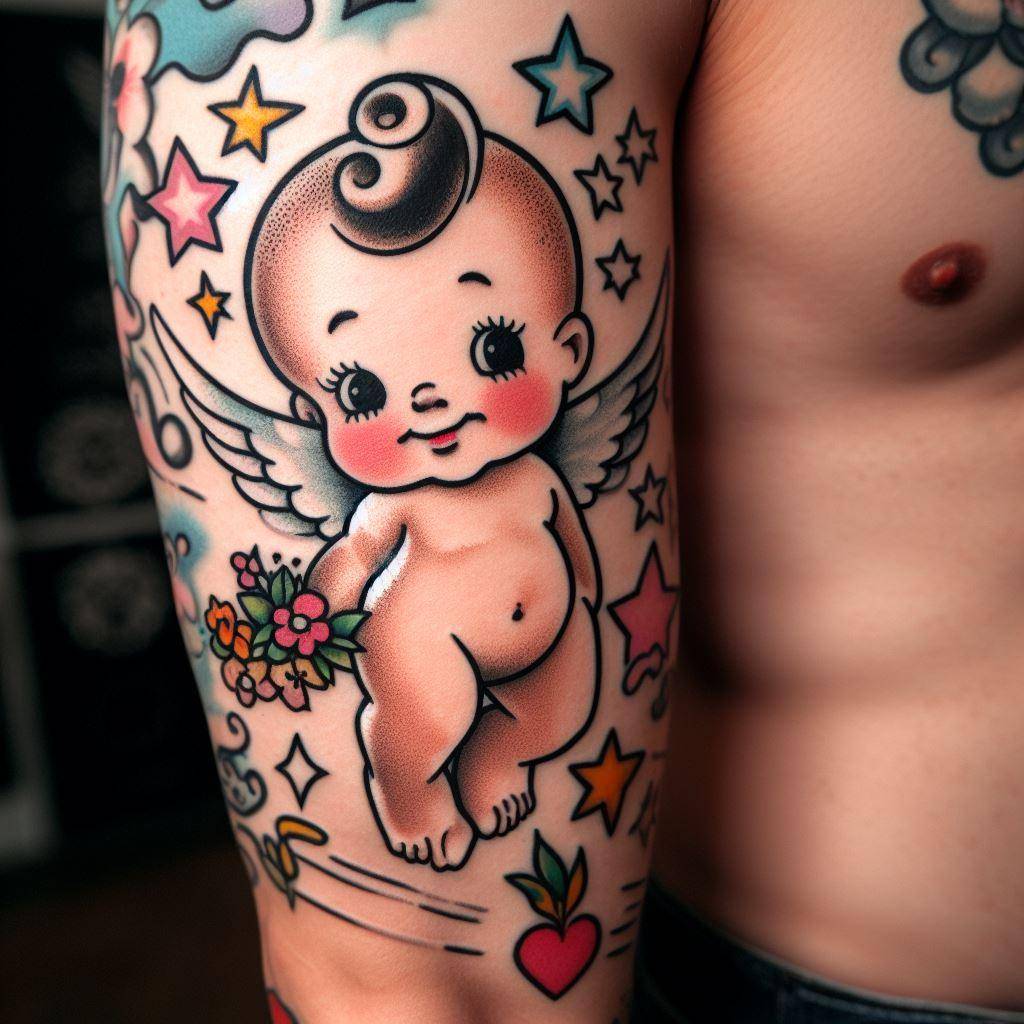 Kewpie Doll Tattoo