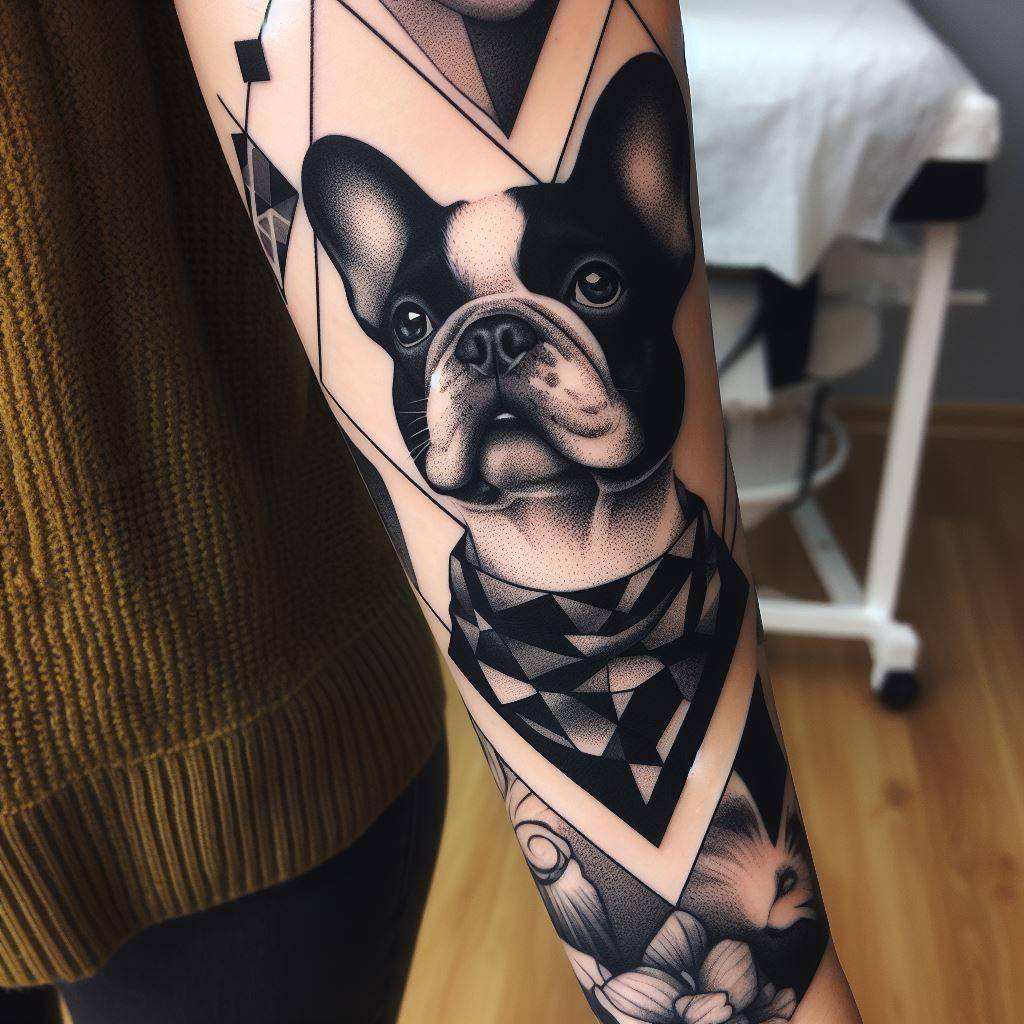 French BullDog Tattoo
