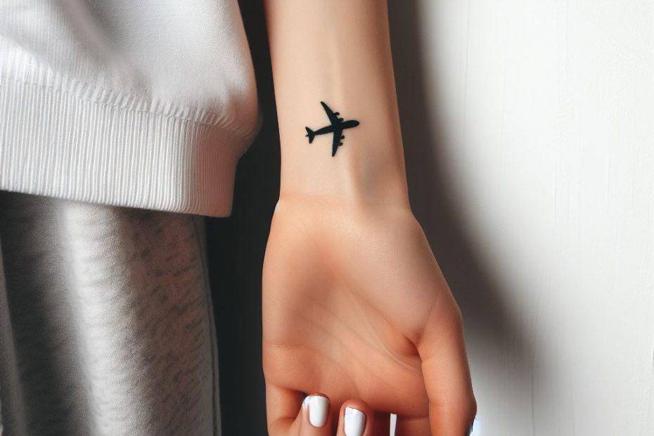 Small Airplane Tattoo