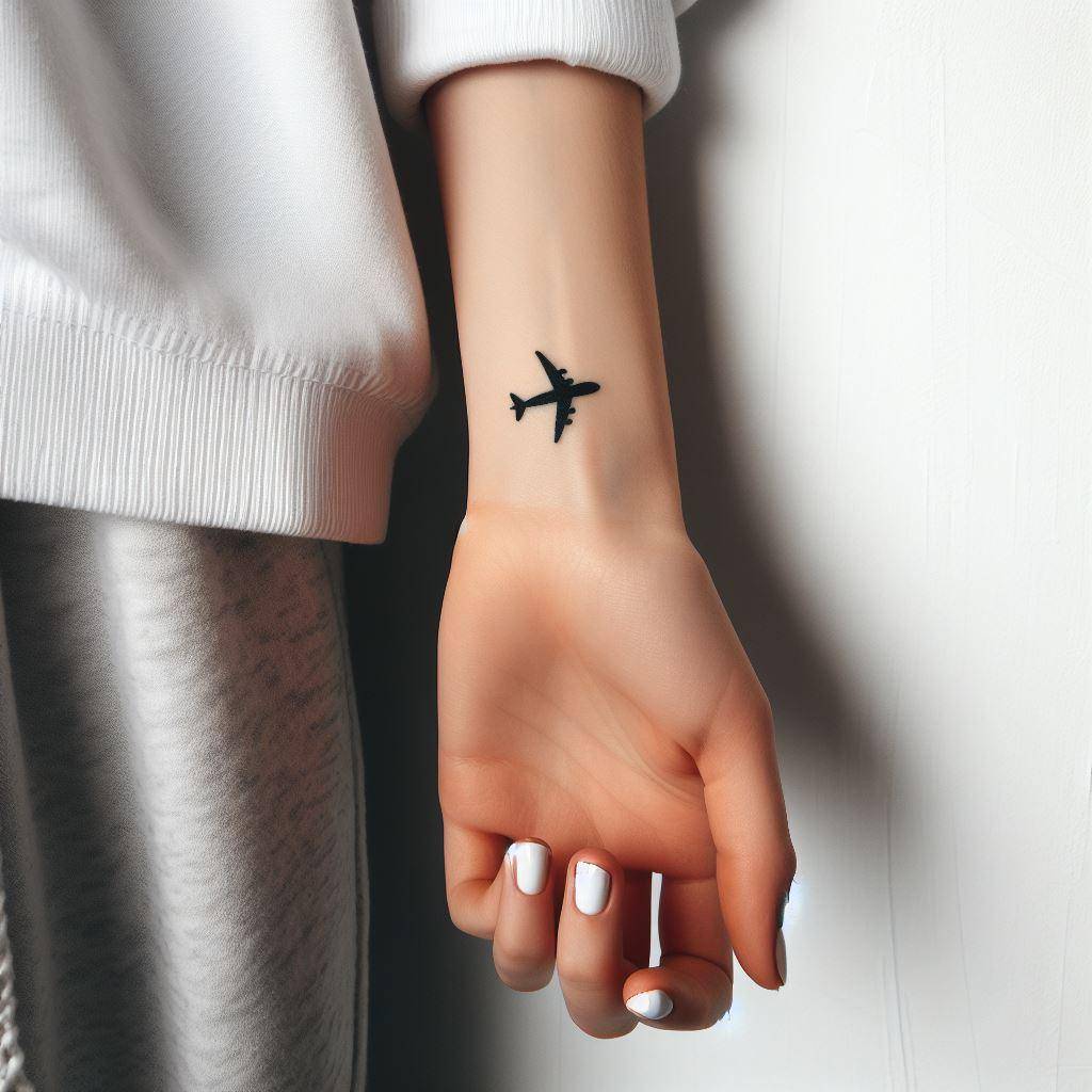 Small Airplane Tattoo