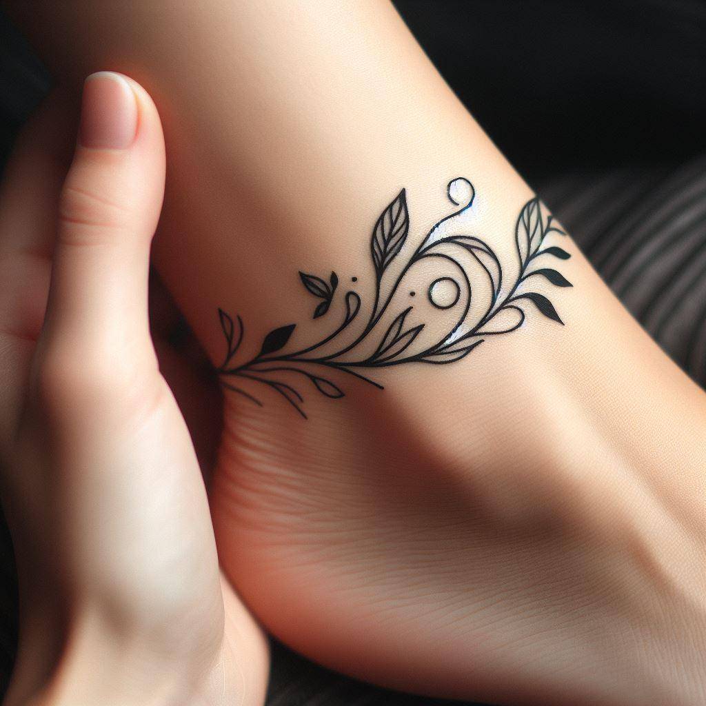 Ankle Bracelet Tattoo