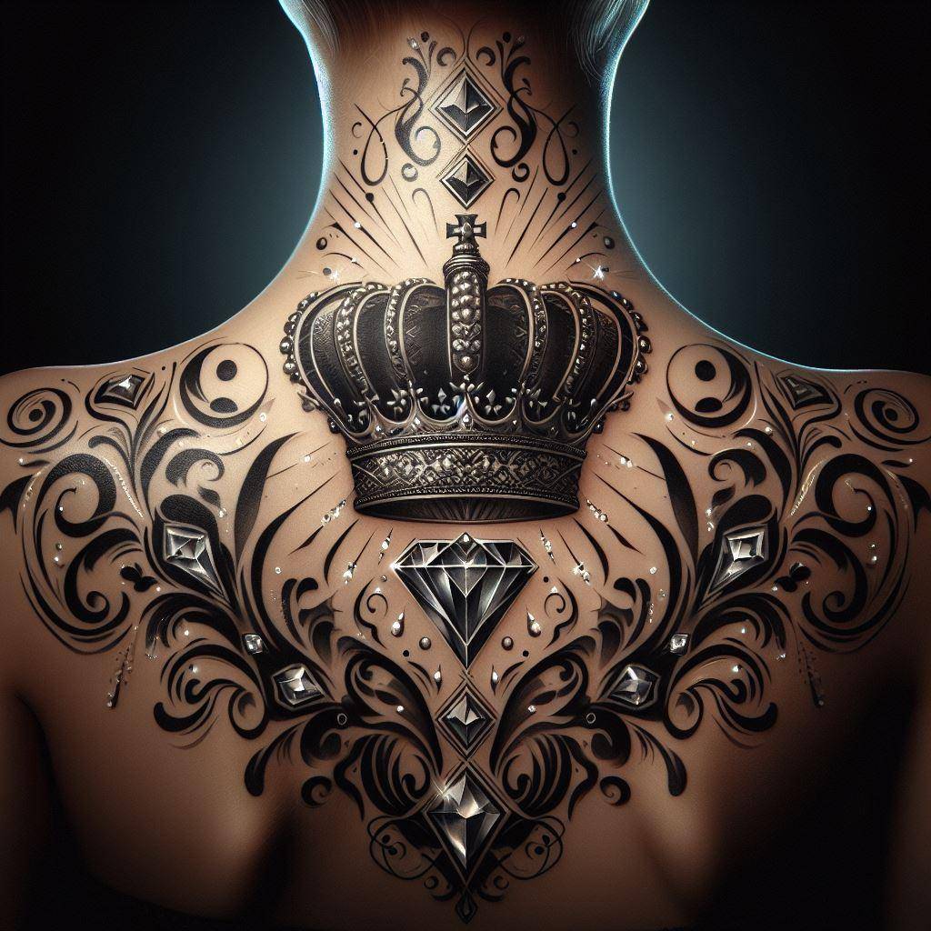 Crown Diamond Tattoo