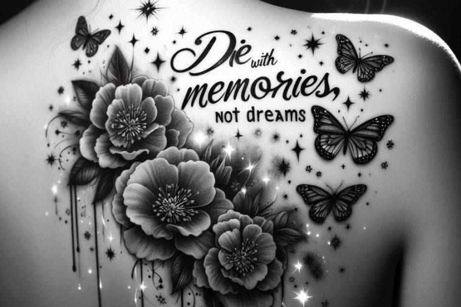 Die with Memories Not Dreams Tattoo