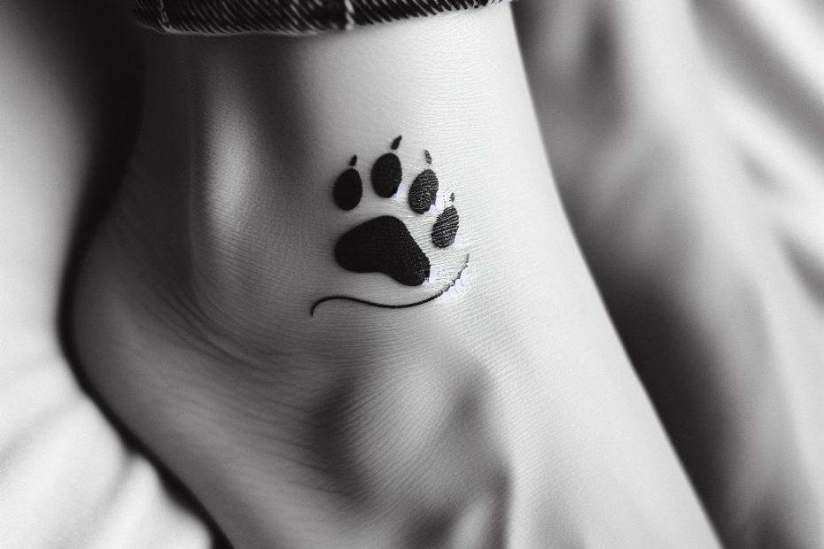 Dog Paw Tattoo