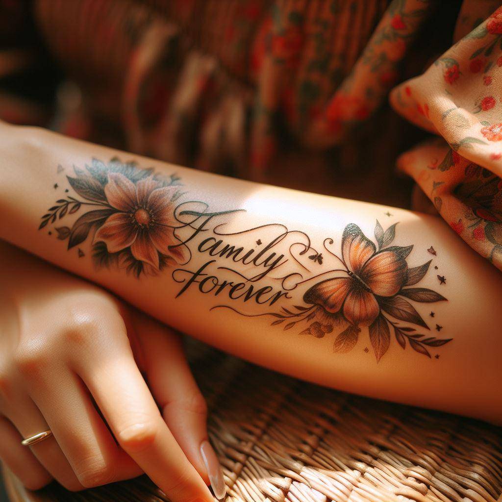 Family Forever Tattoo Eternal Bonds in Ink Your Own Tattoo Design