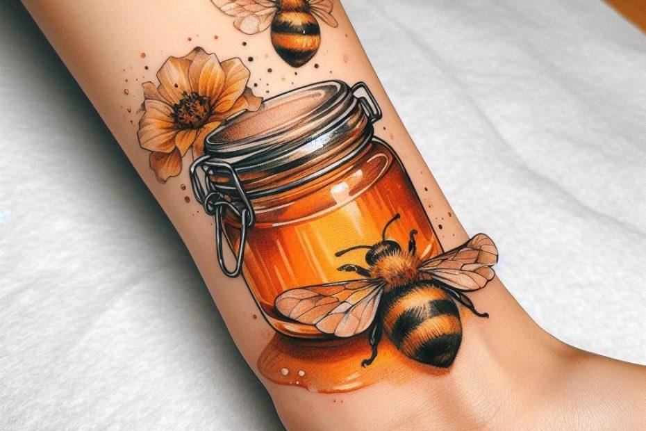 Honey Bee Tattoo