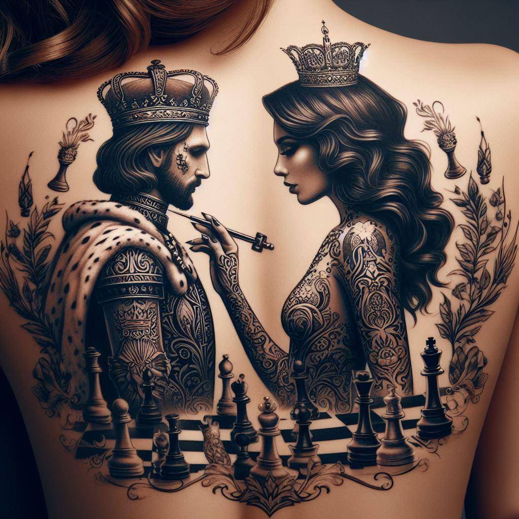 King and Queen Tattoo