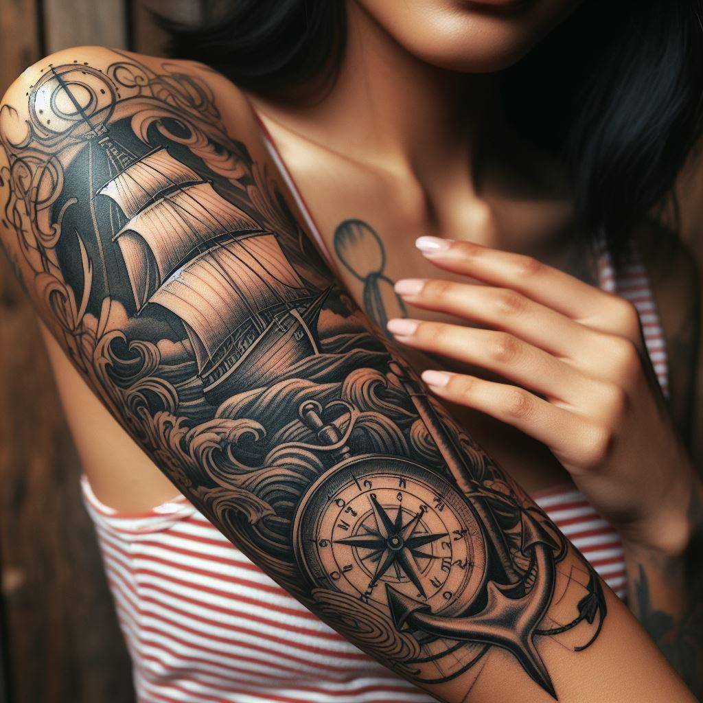 Sailboat Tattoo