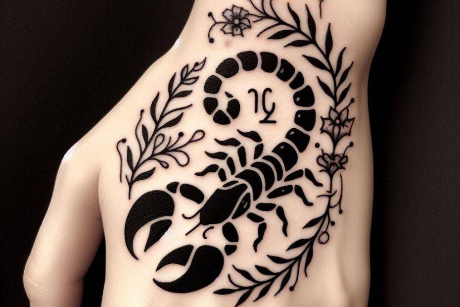 Scorpio Zodiac Tattoo