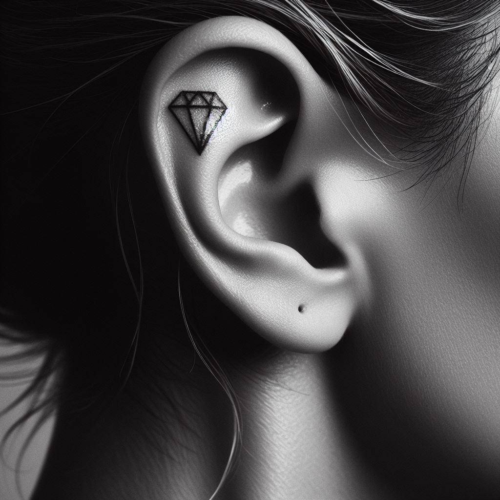 Small Diamond Tattoo