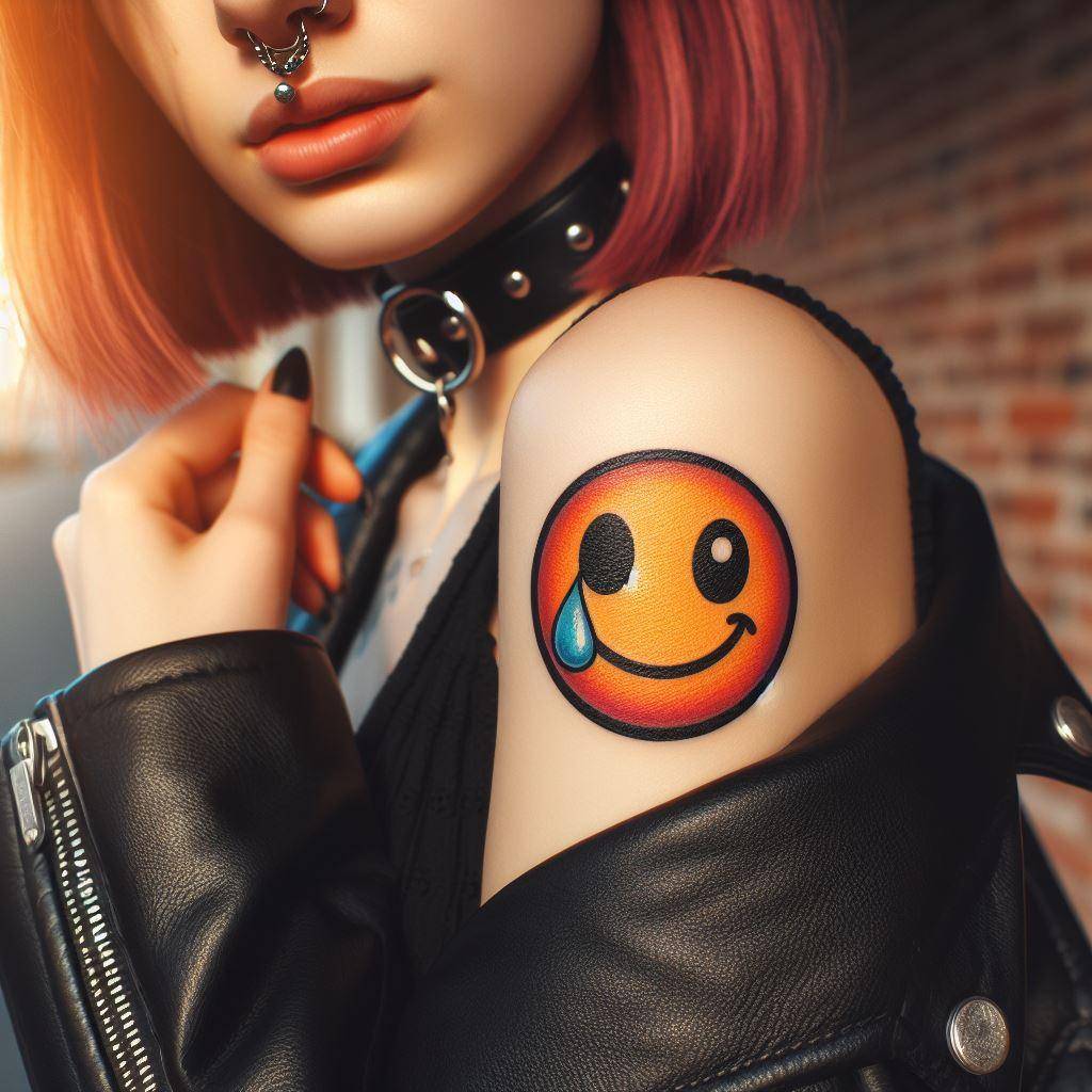 Smiley Face Tattoo