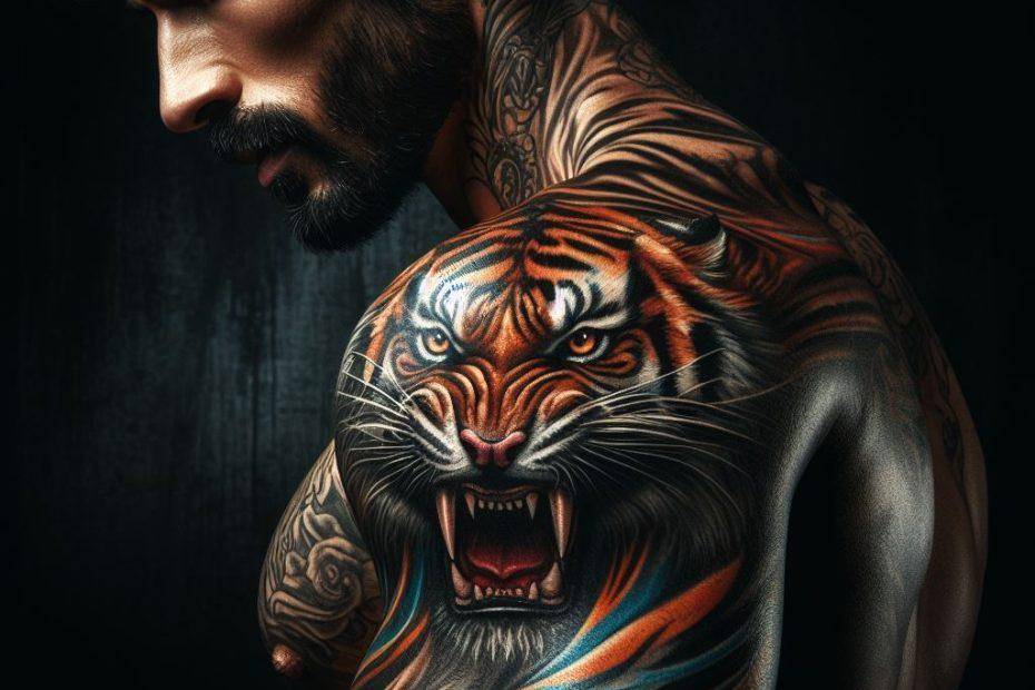 Tiger Face Tattoo