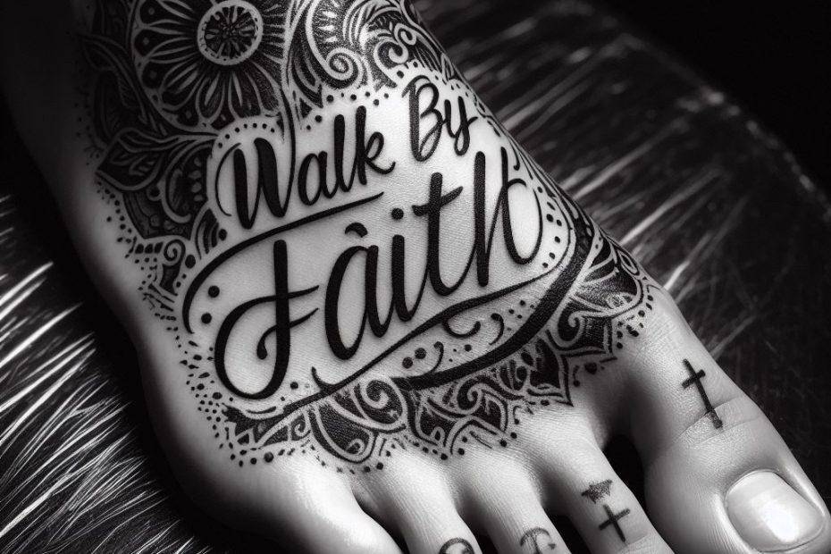 Walk by Faith Tattoo