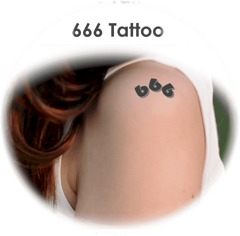 666 Tattoo Design