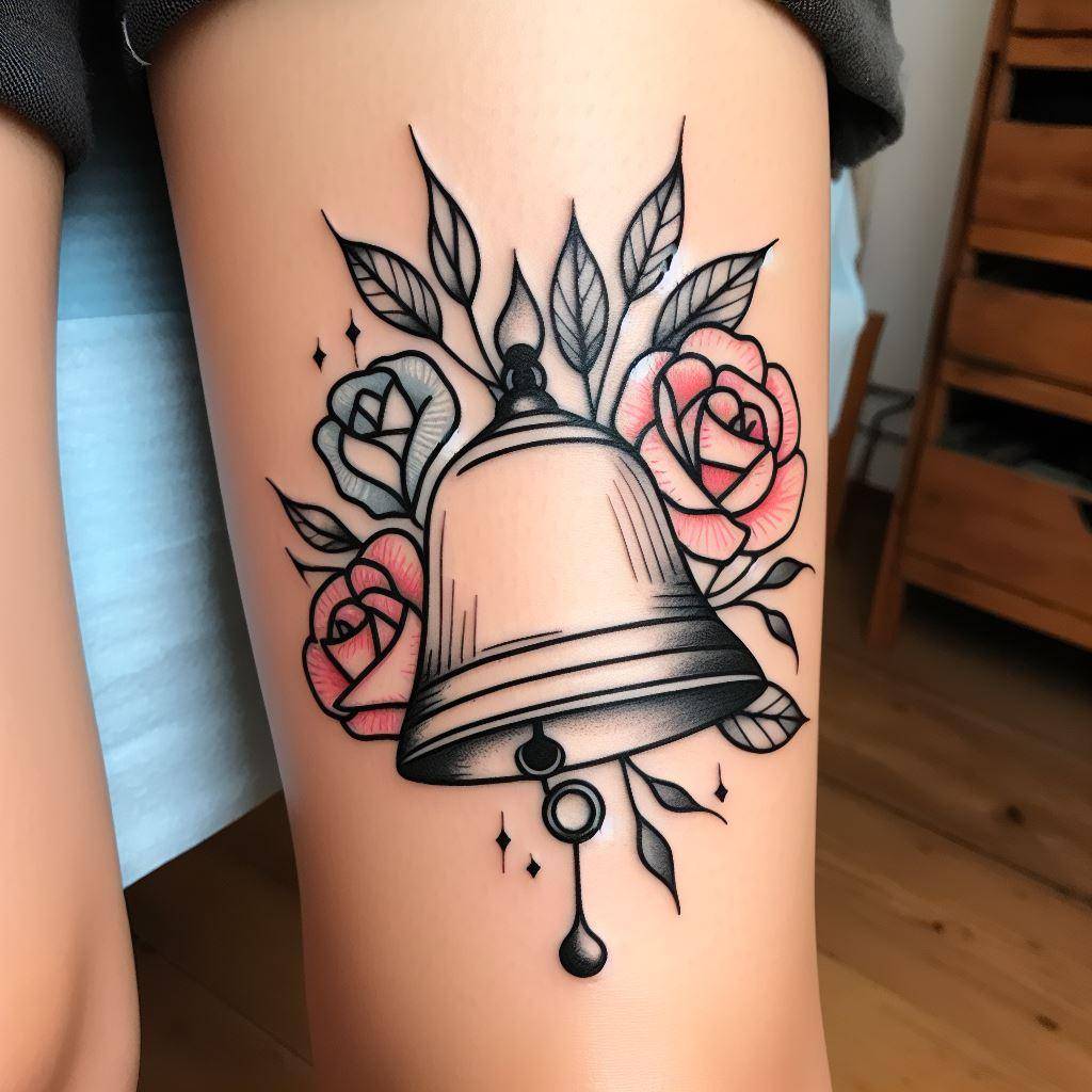 Bell Rose Tattoo 11