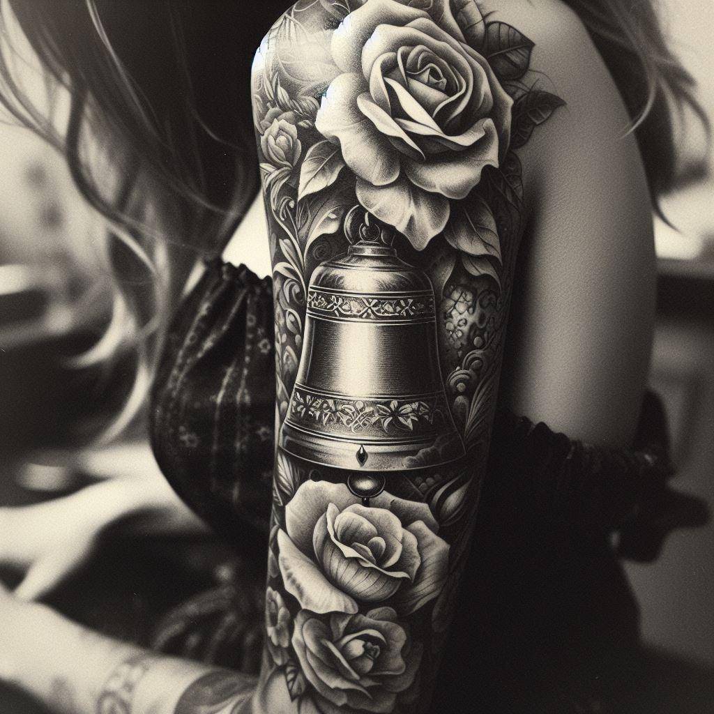 Bell Rose Tattoo 3