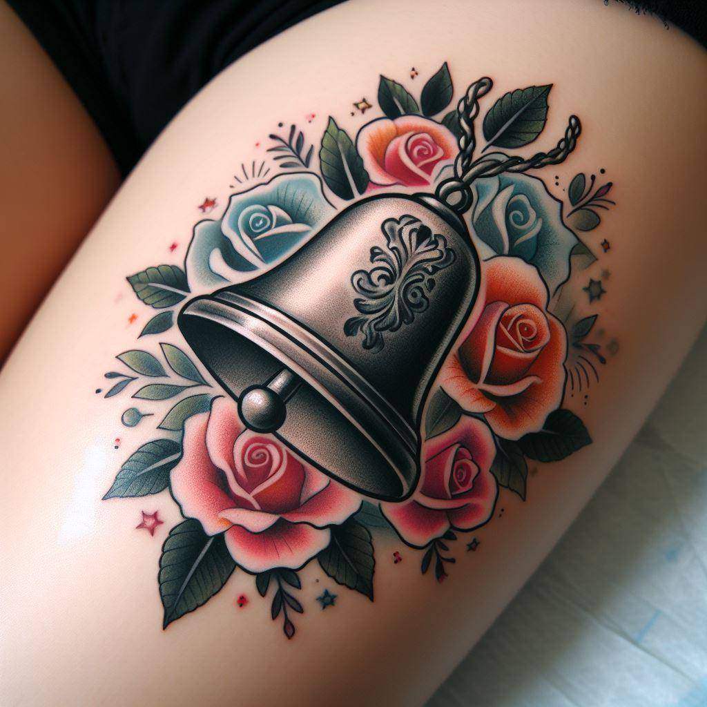 Bell Rose Tattoo 9