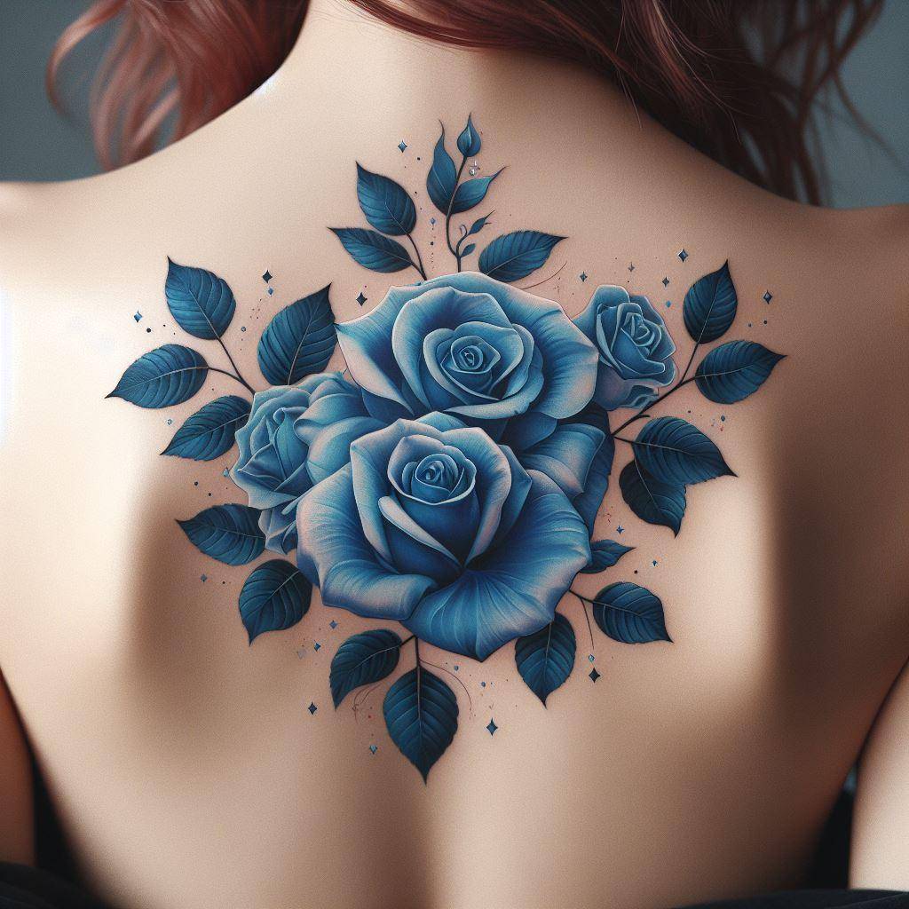 Blue Rose Tattoo 2