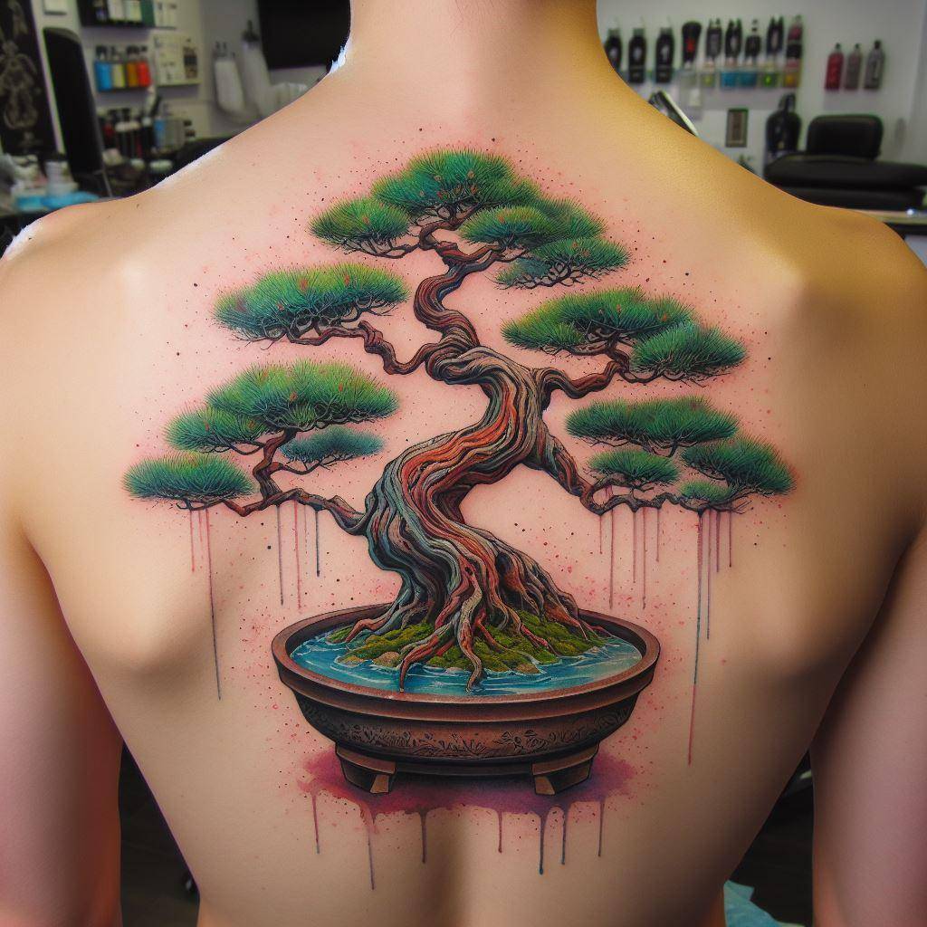 Bonsai Tree Tattoo 13