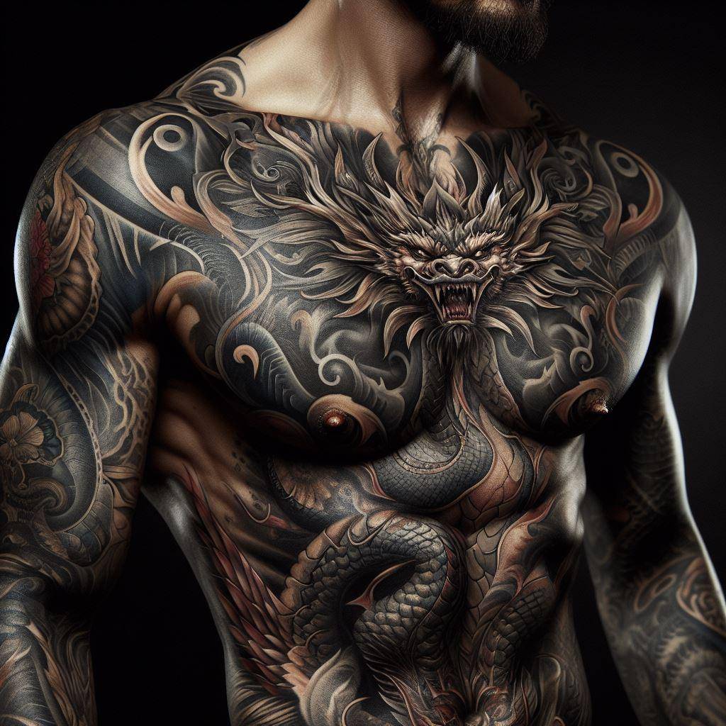 Chest Tattoo: Embrace Your Unique Expression! - Your Own Tattoo Design ...