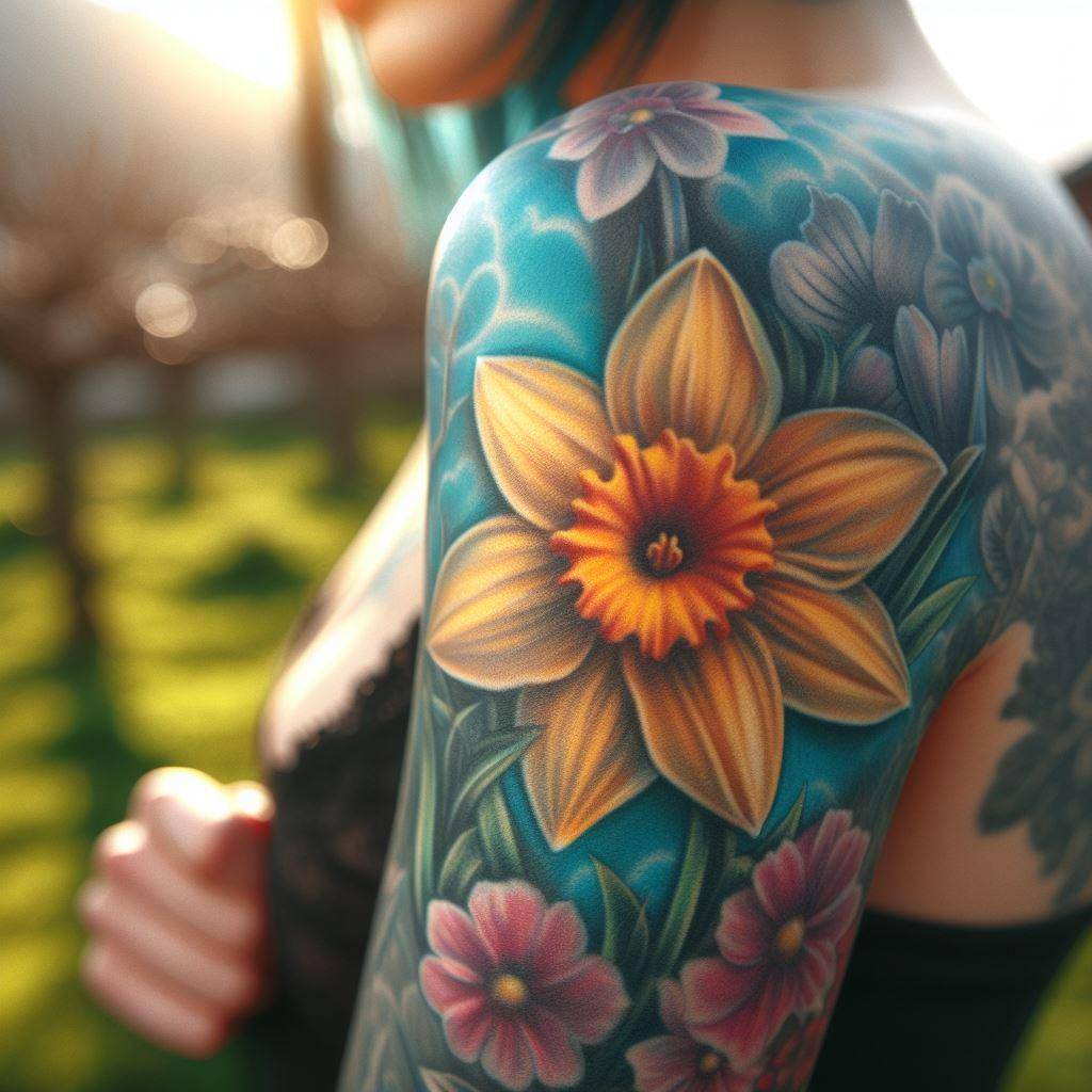 Daffodil Tattoo 2