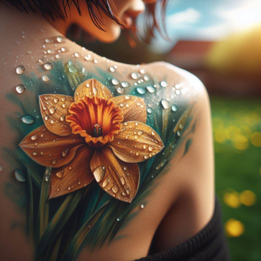 Daffodil Tattoo 4