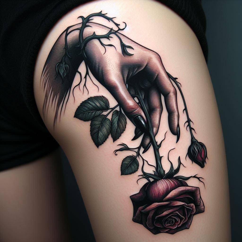 Dead Rose Flower Your Own Tattoo Design Custom Designs Crafted For Dead Rose Flower Your Own Tattoo Design Custom Designs Crafted For