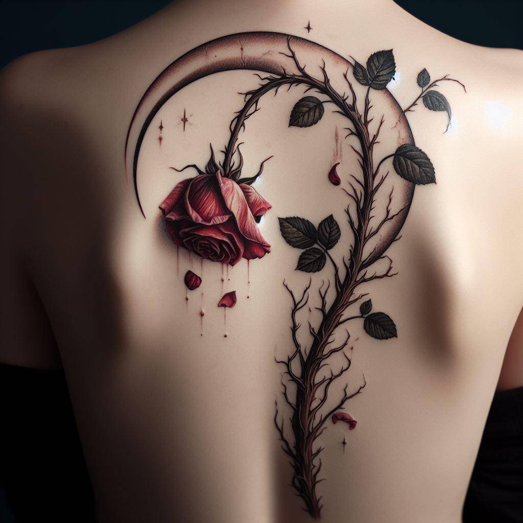 Dying Rose Tattoo 3