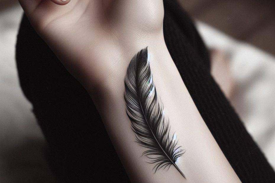 Feather tattoo