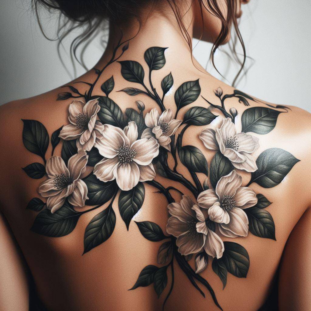 Jasmine Flower Tattoo 9