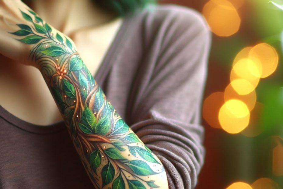 Leaf Tattoo 5