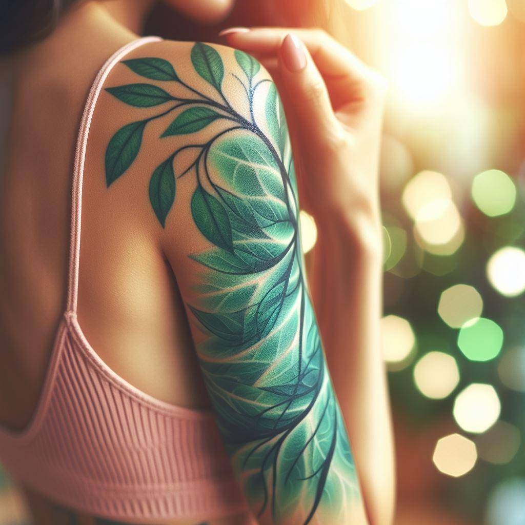 Leaf Tattoo 6