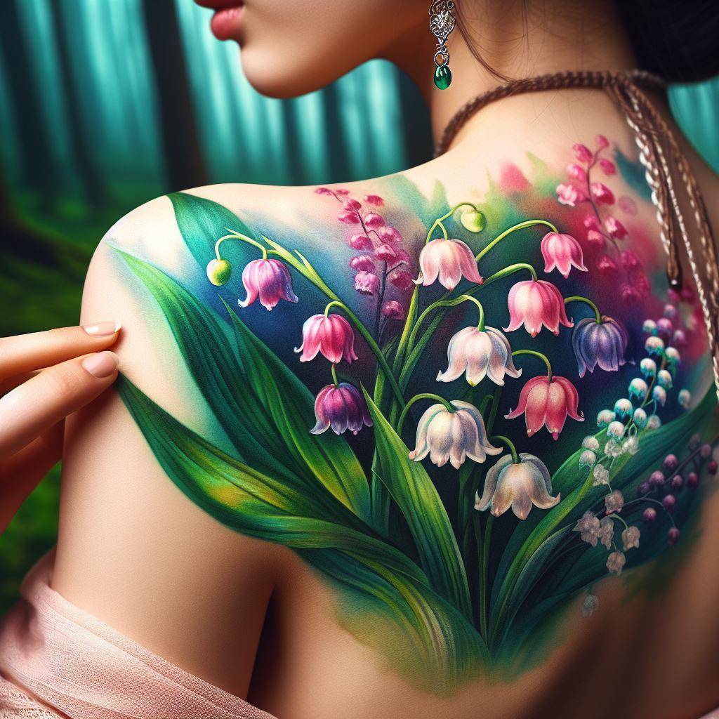 Lily of the valley Tattoo 3