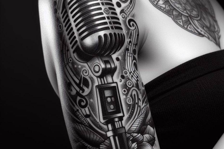 Microphone Tattoo
