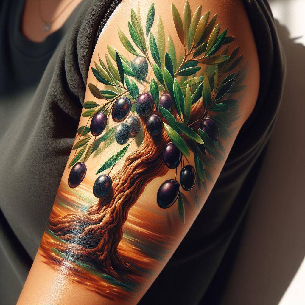 Olive Tree Tattoo 5