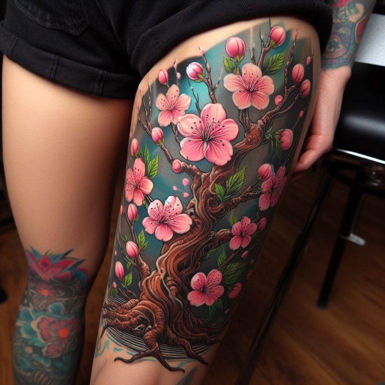 Peach Tree - Your Own Tattoo Design: Custom Designs Crafted for ...