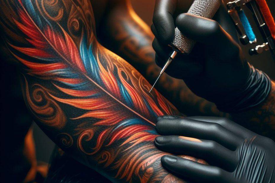 Phoenix Feather Tattoo