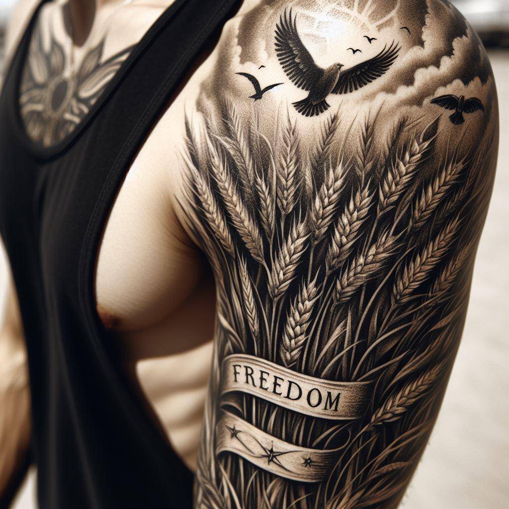 Wheat Tattoo 2