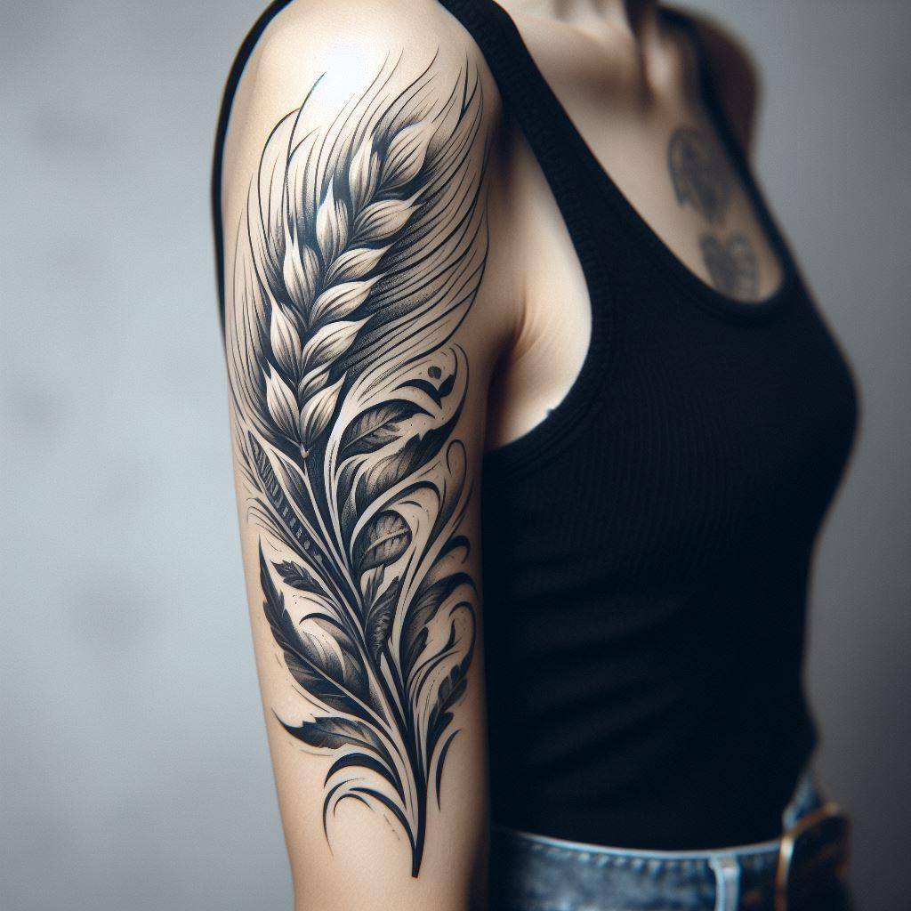 Wheat Tattoo 6