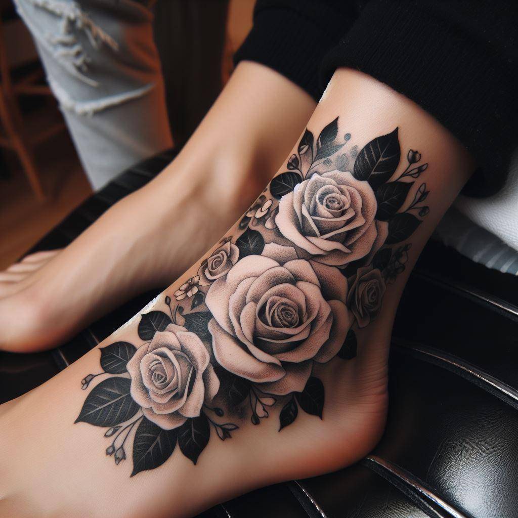 White Rose Tattoo 14